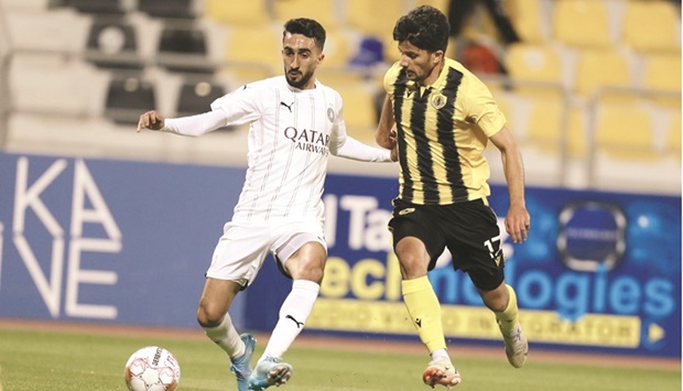 Al Sadd are one victory away from retaining the QNB Stars League title after the leaders scraped to a 1-0 win over Qatar SC at the Suhaim bin Hamad Stadium on Thursday.
