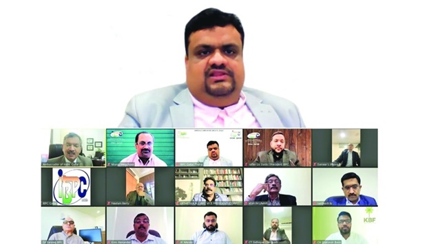 Participants of IBPC's latest virtual forum