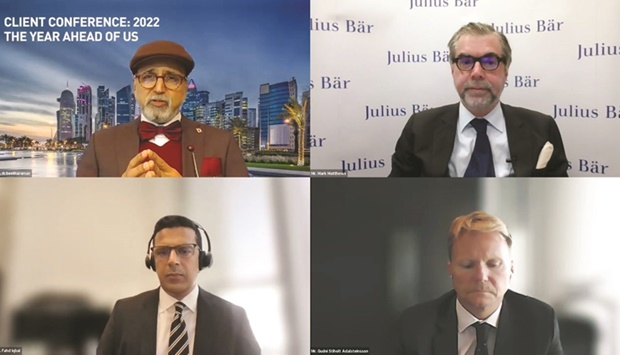 Doha Bank CEO Dr R Seetharaman is joined by a panel of experts during a recently held virtual forum.