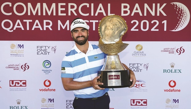Franceu2019s Antoine Rozner won the Commercial Bank Qatar Masters last year.
