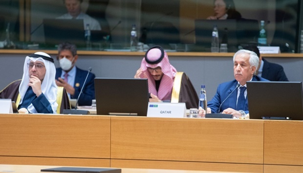 Qatar was represented in the session by HE the Minister of State for Foreign Affairs Sultan bin Saad al-Muraikhi.