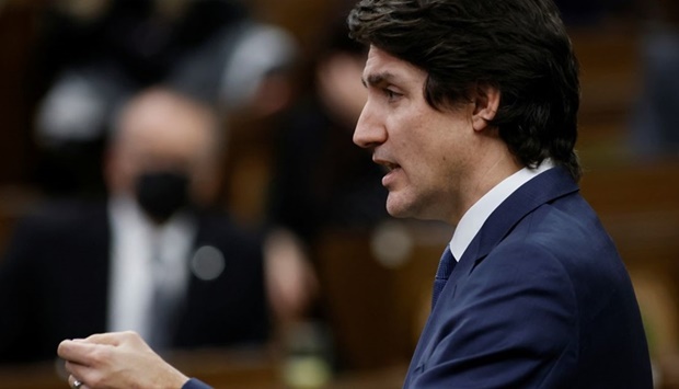 Trudeau said his government will ban Canadians from all financial dealings with the so-called ,independent states, of Luhansk and Donetsk. Canada will also ban Canadians from engaging in purchases of Russian sovereign debt, he added.