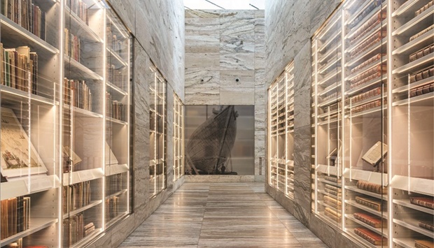 The Heritage Library at the Qatar National Library.