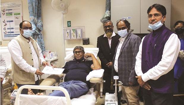 Bangiya Parishad Qatar (BPQ) organised a blood donation camp, in association with the Indian Cultural Centre (ICC) and Hamad Medical Corporation (HMC).