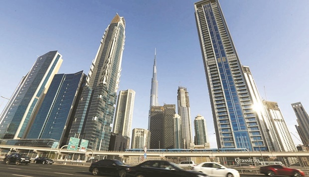 A general view of Sheikh Zayed Road in Dubai. The UAE has already taken several steps to dilute its reputation as a tax haven for both businesses and individuals.