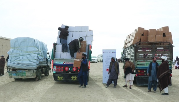 The project involves providing diverse relief aid at a total cost of $548,000, equally funded by the two parties, while QRCS is undertaking the entire execution jointly with the Afghan Red Crescent Society.