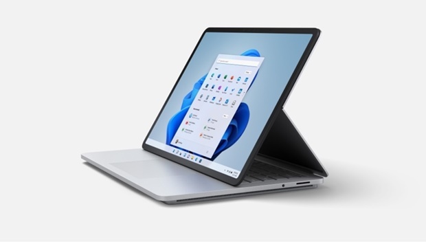 The Microsoft Surface Laptop Studio.