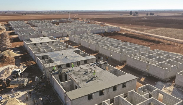 The QC, in parallel with the completion of the Alamal City project funding, continues implementing the project by constructing the cityu2019s facilities and housing units.