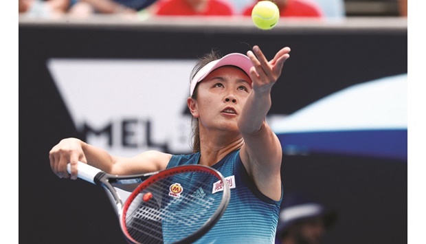 Chinau2019s tennis star Peng Shuai. (Reuters)