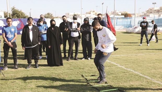 While attending the sports activities, HE the Minister of Education and Higher Education Buthaina bint Ali al-Jabr al-Nuaimi stressed that these activities reflect the extent of interest in sports.