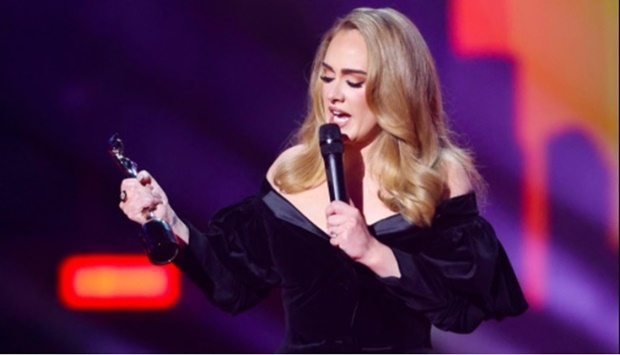 Nicknamed 'Queen of the BRITs' by host Mo Gilligan, the London-born singer-songwriter picked up the first award of the night - song of the year - for her chart-topping single 'Easy on Me'.