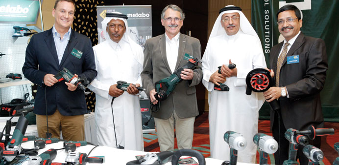 Gulf Incon and Metabo officials at the event.