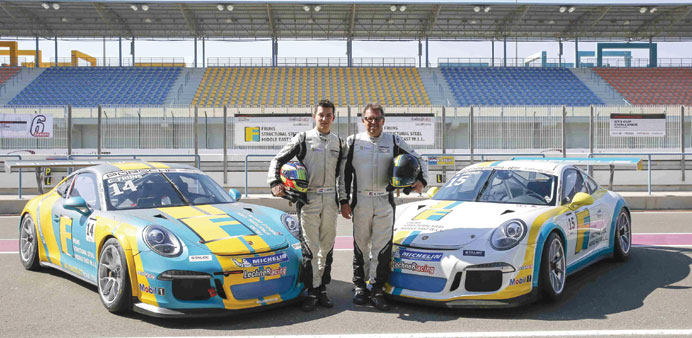  The father and son racing team of Rob (right) and Charlie Frijns.