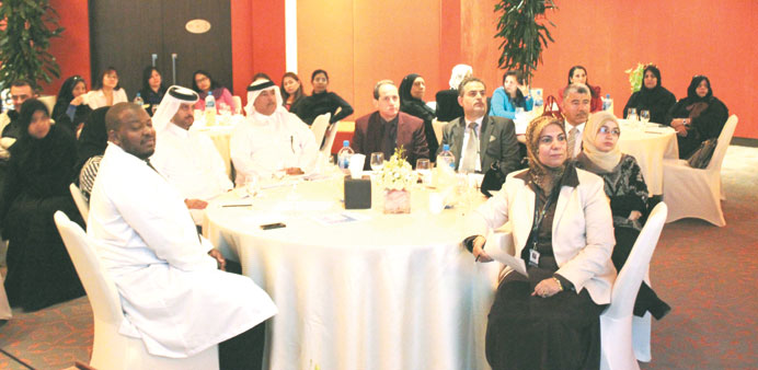 SCH and private sector health professionals at the workshop.
