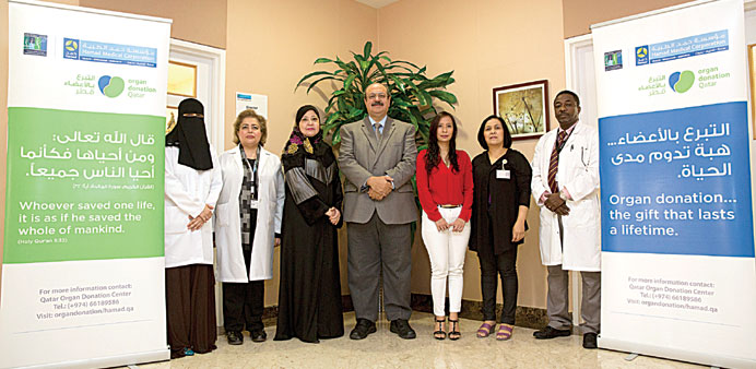 Dr Riadh Fadhil, director of Hiba, with the participants.