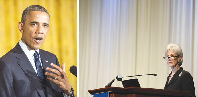 Obama: the buck stops with me. Sebelius: we are looking at a number of options. 