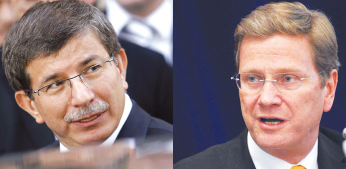 Davutoglu and Westerwelle discussed the issue by phone yesterday.