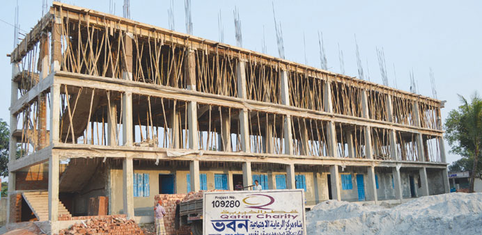 One of the projects being undertaken by QC in Bangladesh.