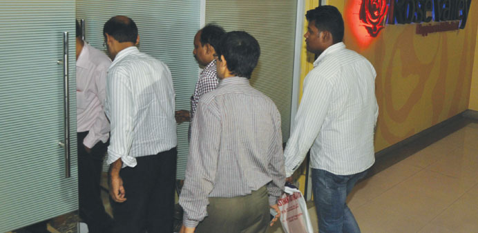 CBI officers raid Rose Valley office in Kolkata yesterday.