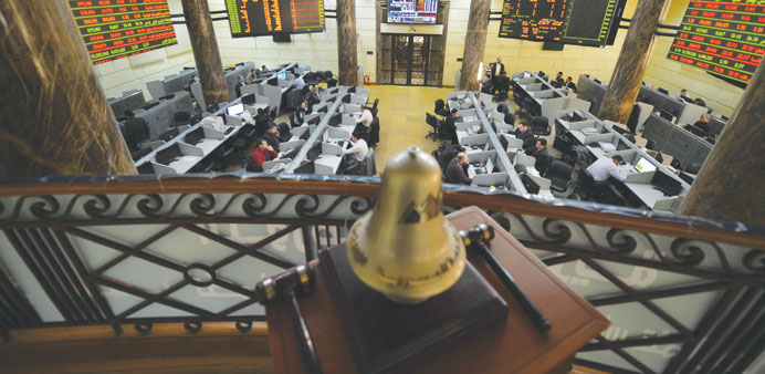 Egyptu2019s index fell 0.3% to 5,694 points yesterday, trimming year-to-date gains to 4.2%. Less than 62mn shares traded, a February low.
