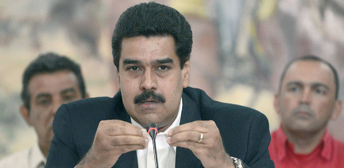 Maduro: blames businessmen.