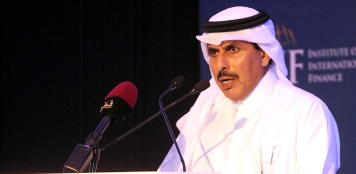 QCB governor Sheikh Abdullah bin Saoud al-Thani 