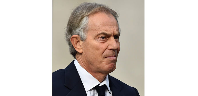 Blair: stepping down