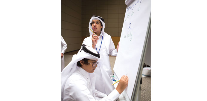 The programme is aimed at preparing young Qatari students for university.