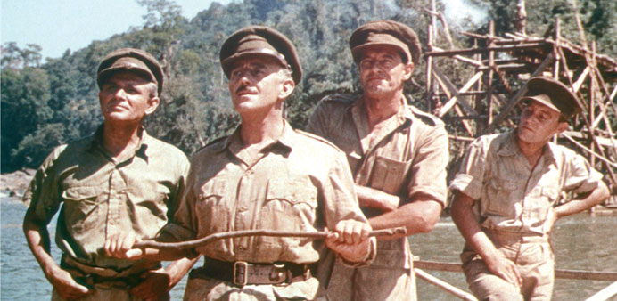  A still from The Bridge on the River Kwai.