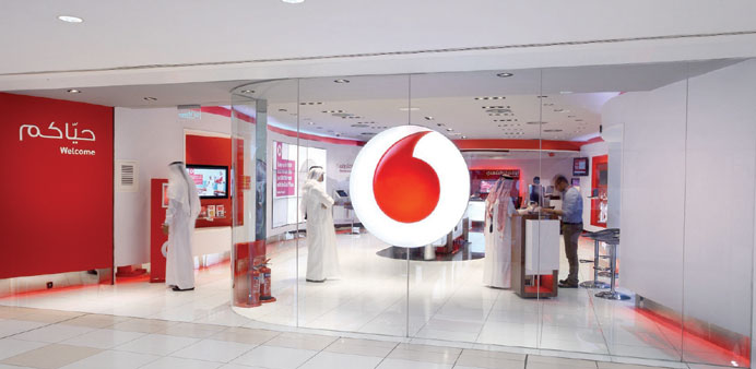 Vodafone store at Landmark Mall.