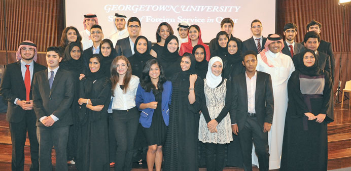 Some of the participants who completed the fourth annual Georgetown Pre-College Summer (GPS) programme.