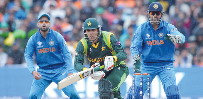 Only captain Misbah-ul Haq (centre) managed to hit two half-centuries while other top order batsmen flopped. (AFP)