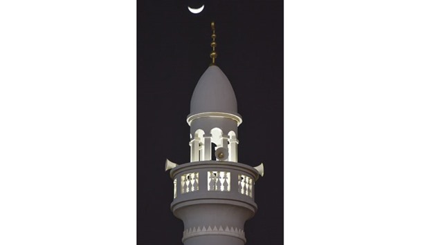 Minaret of Qatar Sport Club mosque. PICTURE: Noushad Thekkayil
