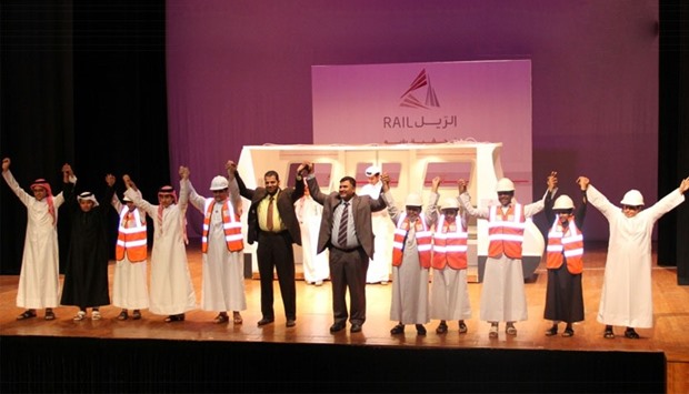 The calendar of activities kicked off with the Qatar Rail Theatre Festival