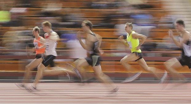 Action from the Russian Indoor Championships held in Moscow last week. (Reuters)