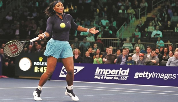 Serena breezed through her opening match on Friday, beating German qualifier Laura Siegemund 6-2, 6-1. (AFP)