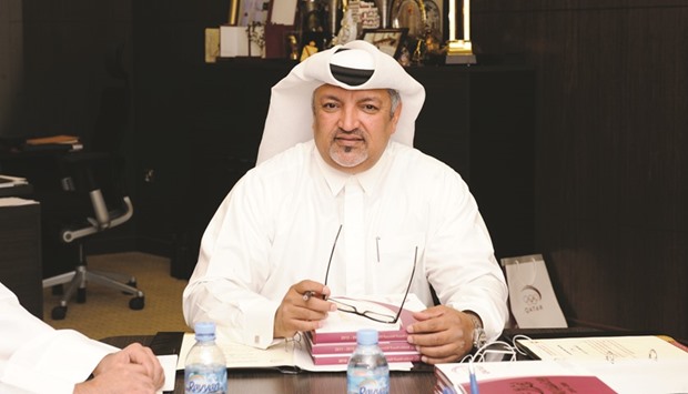 Ali al-Hitmi, President of the Qatar Gymnastics Federation