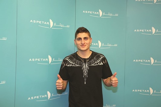 Marco Verratti, midfielder for Paris Saint-Germain football club and the Italian national team, arrived in Doha yesterday morning with Paris Saint-Germainu2019s first doctor for comprehensive medical screenings at Aspetar, the orthopaedic and sports medicine hospital. During his visit, Verratti commended the hospitalu2019s advanced facilities and services. Aspetar has continually attracted many of the worldu2019s elite athletes for screening, treatment, surgery and rehabilitation services.