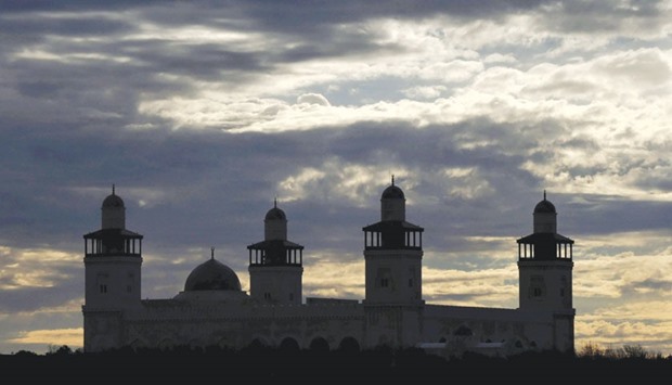 A view of a mosque in Amman, Jordan.