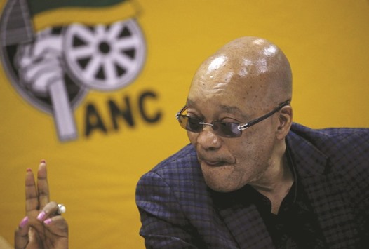 Zuma: As he answered questions in parliament on Thursday, Zuma did not have the air of a man fearing for his political future.