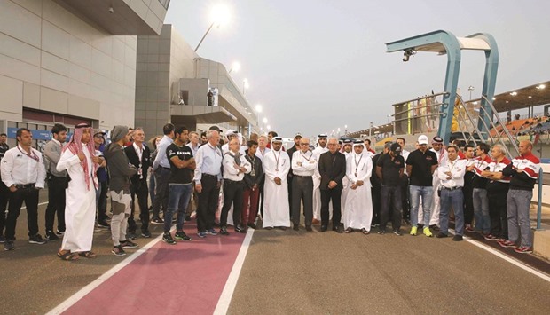 A minuteu2019s silence was observed ahead of yesterdayu2019s qualifying for the season-opening MotoGP race at the Losail International Circuit, to pay homage to a Tunisian rider who crashed in a support series race and died later in the hospital. MotoGP organisers said 49-year-old Taoufik Gattouchi had died in Dohau2019s Hamad hospital of injuries sustained in a u201cmulti-rider incidentu201d during the Losail 600 race. The race was stopped after the crash on the 10th of 15 scheduled laps and Gattouchi received medical attention at the side of the track before being flown by air ambulance to the hospital. The Losail 600 Cup is a locally-organised club competition made up of four two-race events at the Losail International circuit, where the MotoGP race takes place under floodlights, for riders on 600cc bikes.