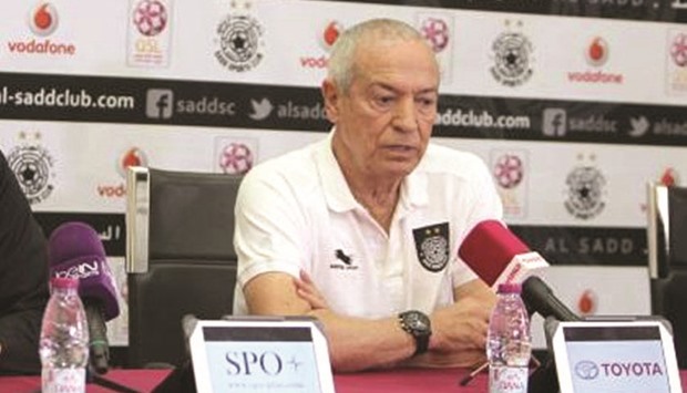 Al Saddu2019s head coach Jesualdo Ferrieira speaks during a press conference