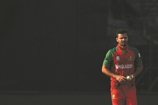 Bangladesh captain Mashrafe Mortaza.
