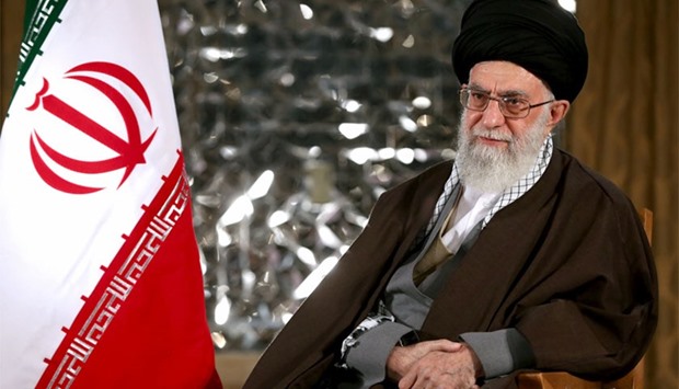 Iran's Supreme Leader Ayatollah Ali Khamenei poses before delivering a speech marking Nowruz, Iranian new year. Reuters
