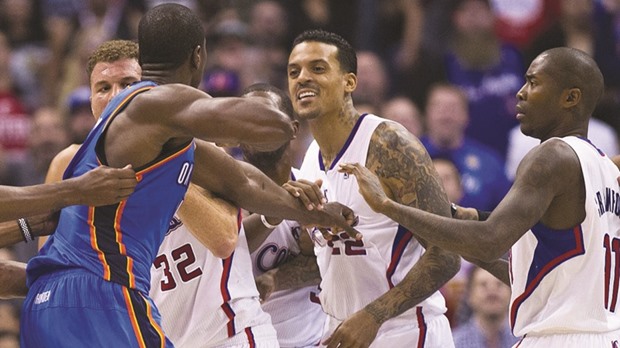 Matt Barnes (right) of Memphis Grizzlies.
