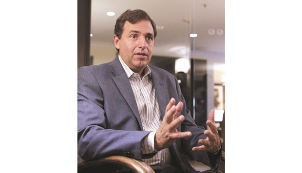 Jorge Giannattasio, chief of Latin American operations of Starwood Hotels & Resorts Worldwide, talks to Reuters in Havana on March 19. Starwood said two hotels would open in Cuba later this year and that it had signed a letter of intent for a third.