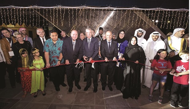 Souk Areej Min Baladi (Flavours of My Homeland) being inaugurated at CNA-Q.