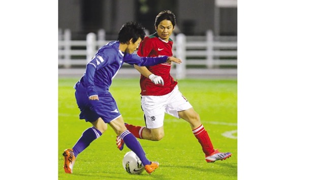 Action between Nepal and Indonesia last season.