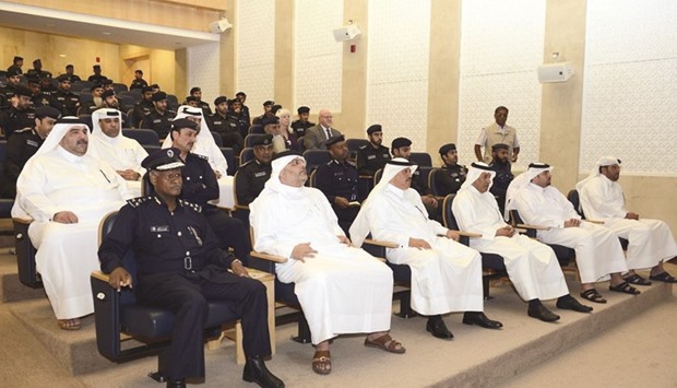 Officials at the Civil Defence event.