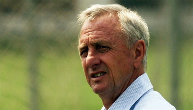 Dutch football player Johan Cruyff